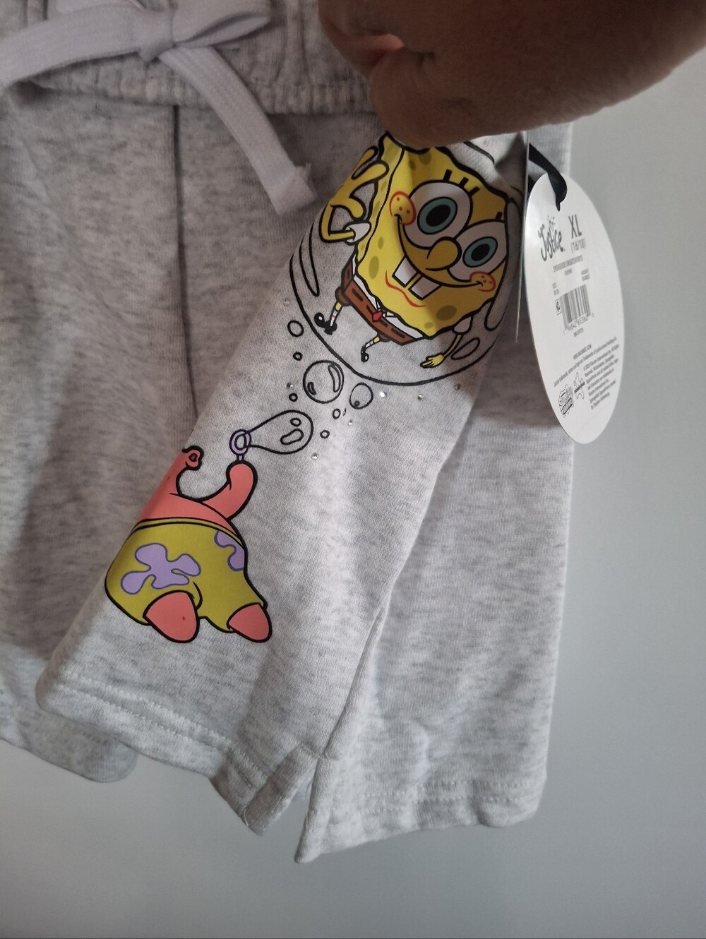 Kids SpongeBob Graphic Shorts - Gray